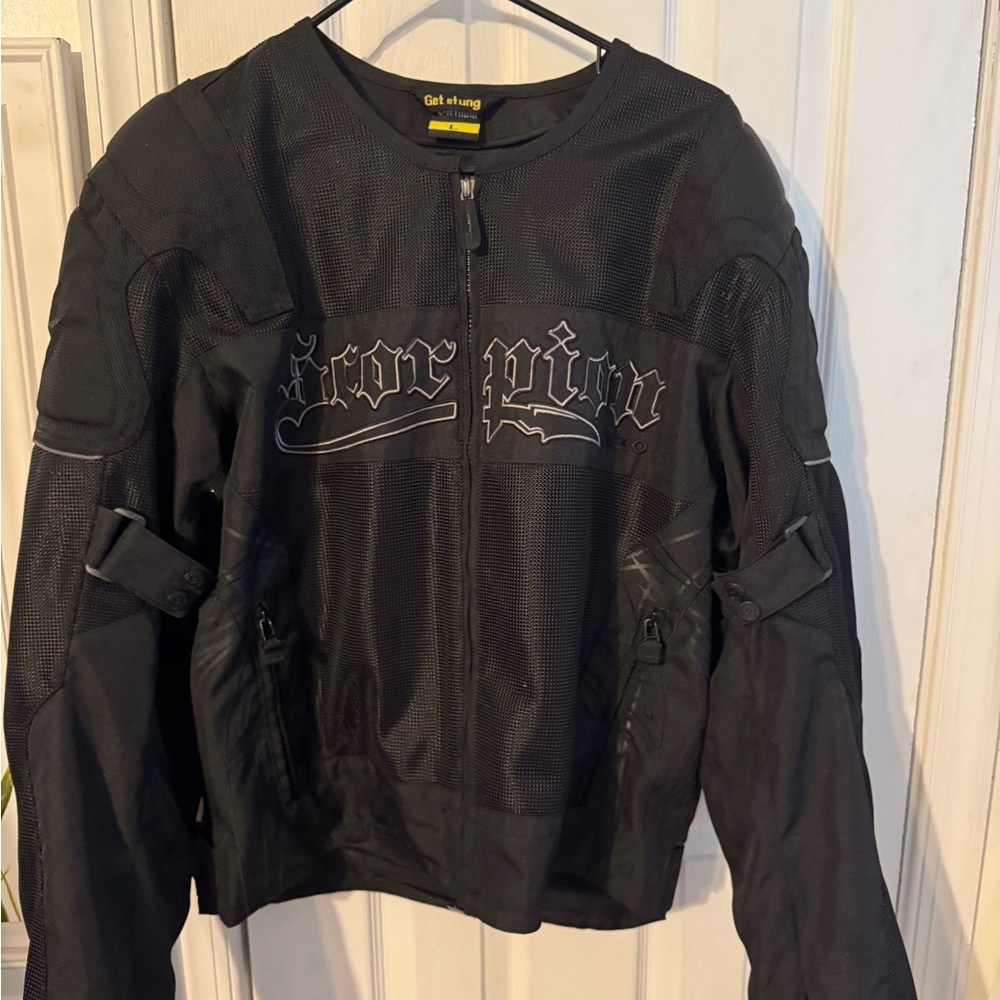 Scorpion Black Mesh Motorcycle Jacket